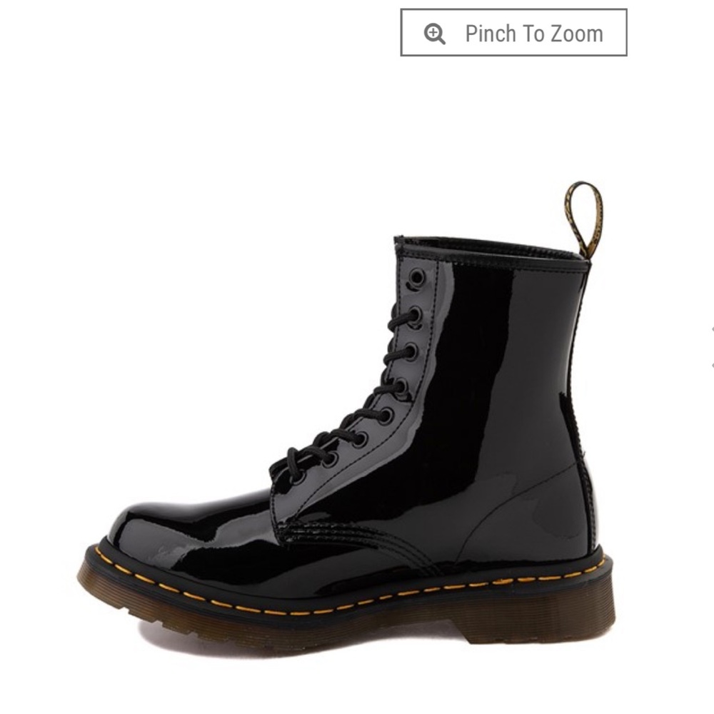 Womens Dr. Martens 1460 8-Eye Patent Boot - Black